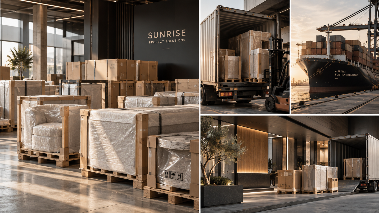 SUNRISE packing and global delivery